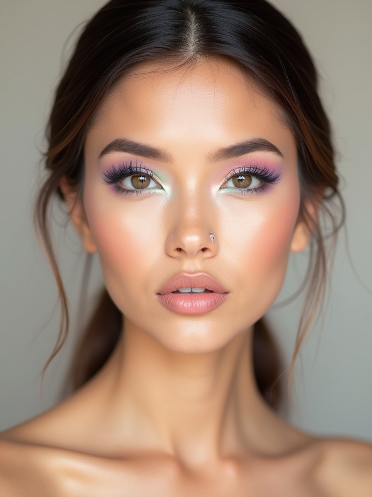 mint and lilac crisp eyes