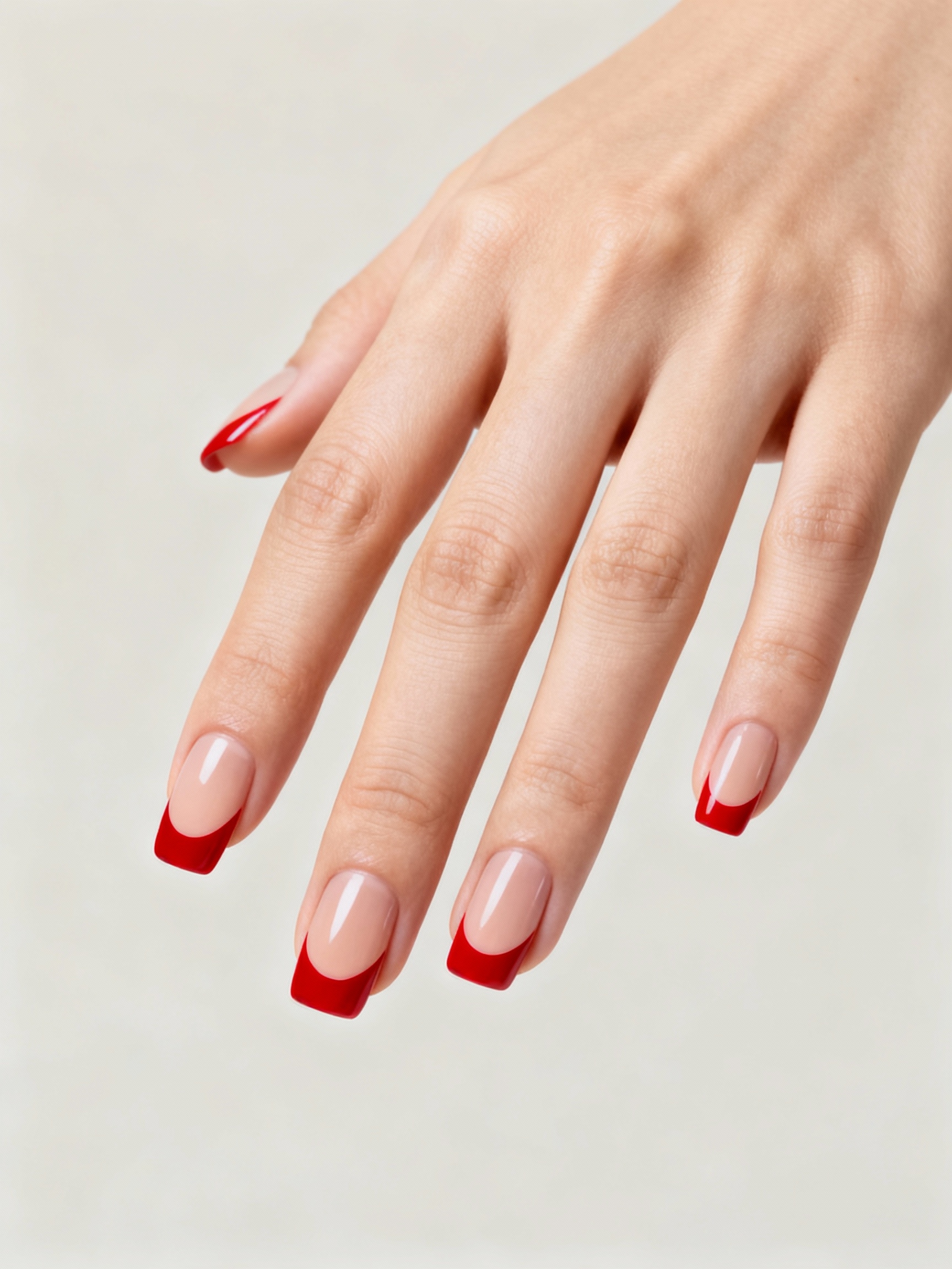 modern glossy scarlet smileline