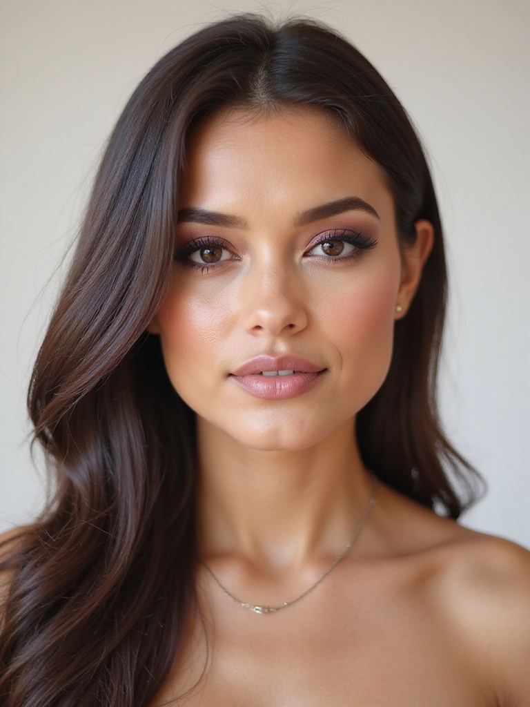 monochrome mauve eyes cheeks