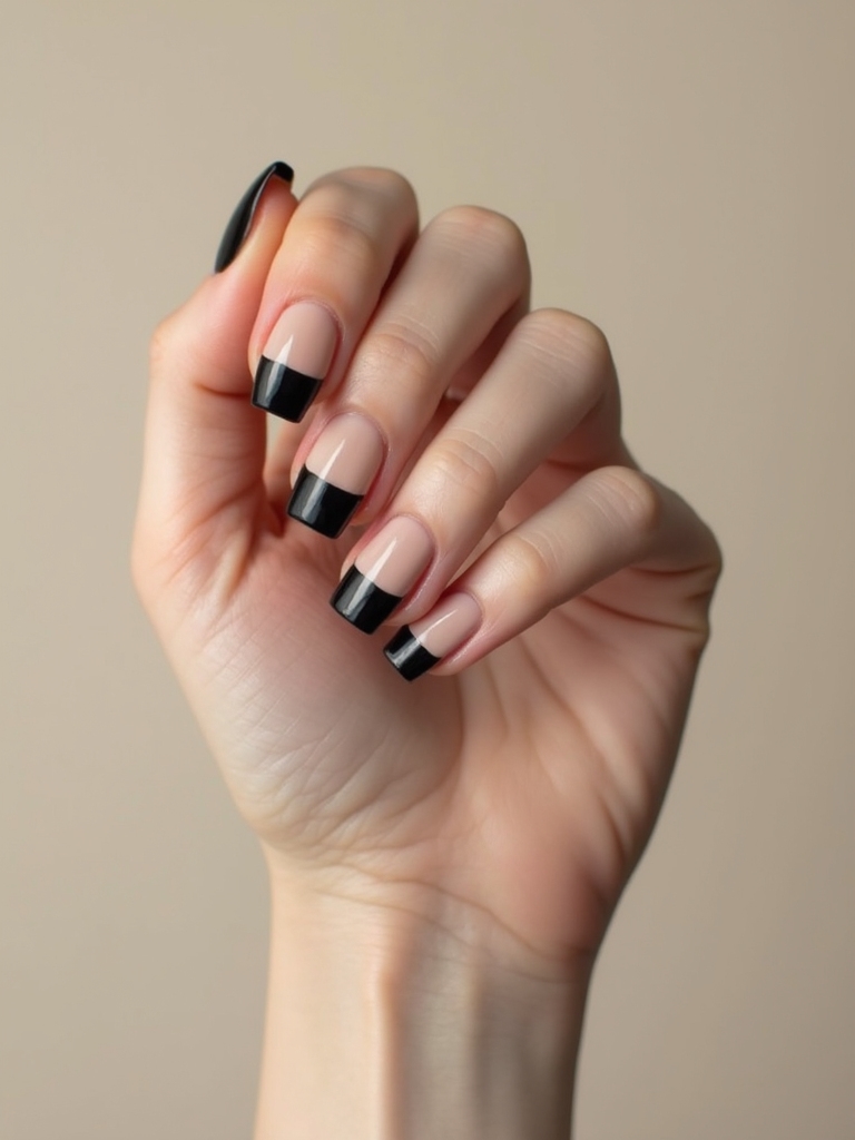 monochrome minimalist negative space blocks