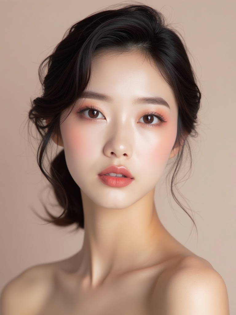 monochrome pastel toned makeup sets
