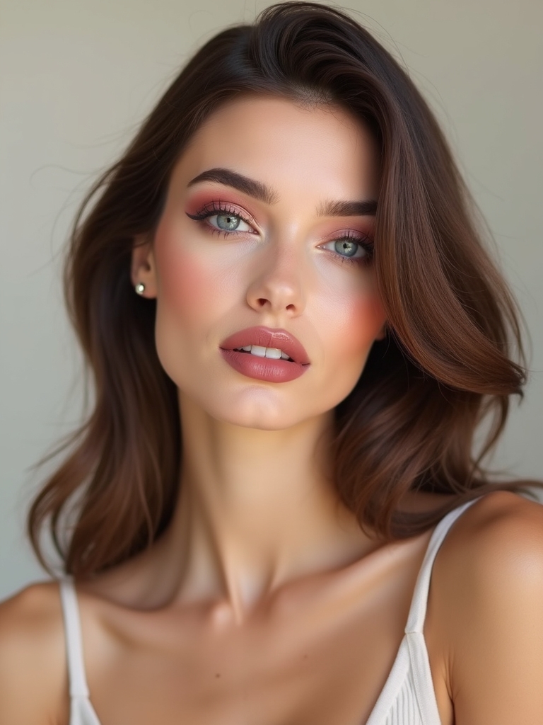 monochrome rosy dewy harmony