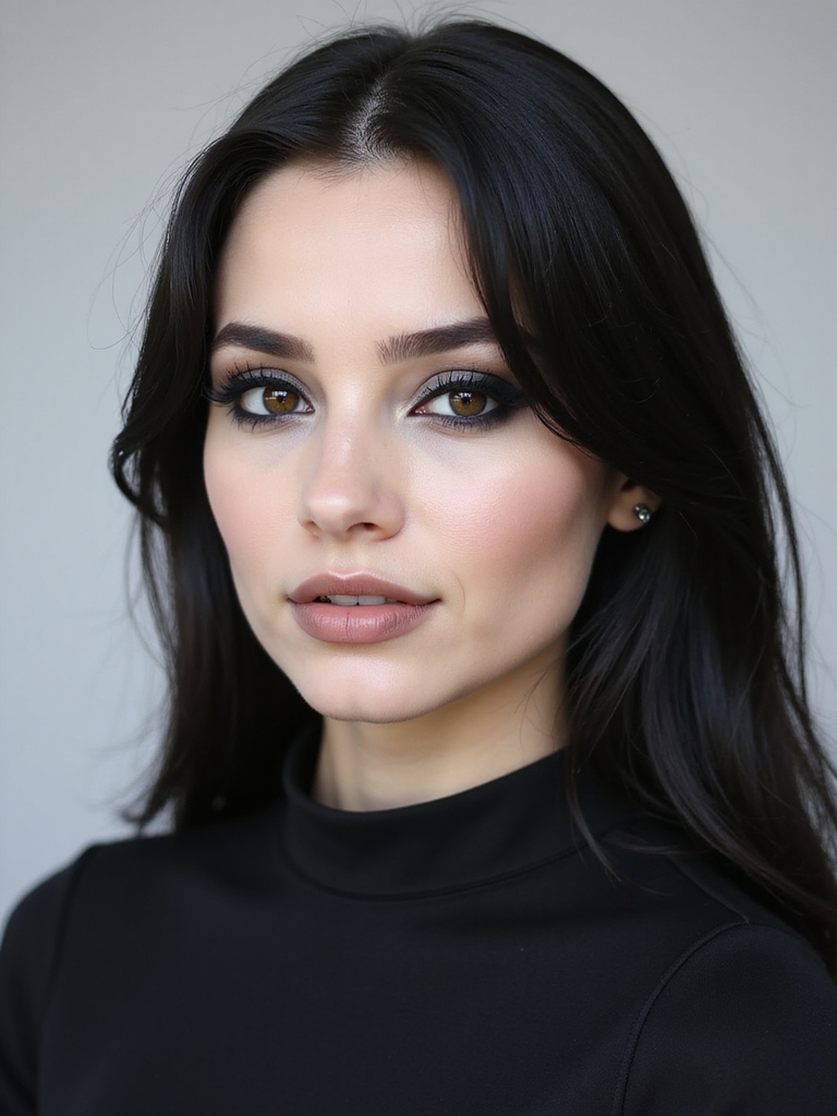 monochrome sculpted chrome highlight