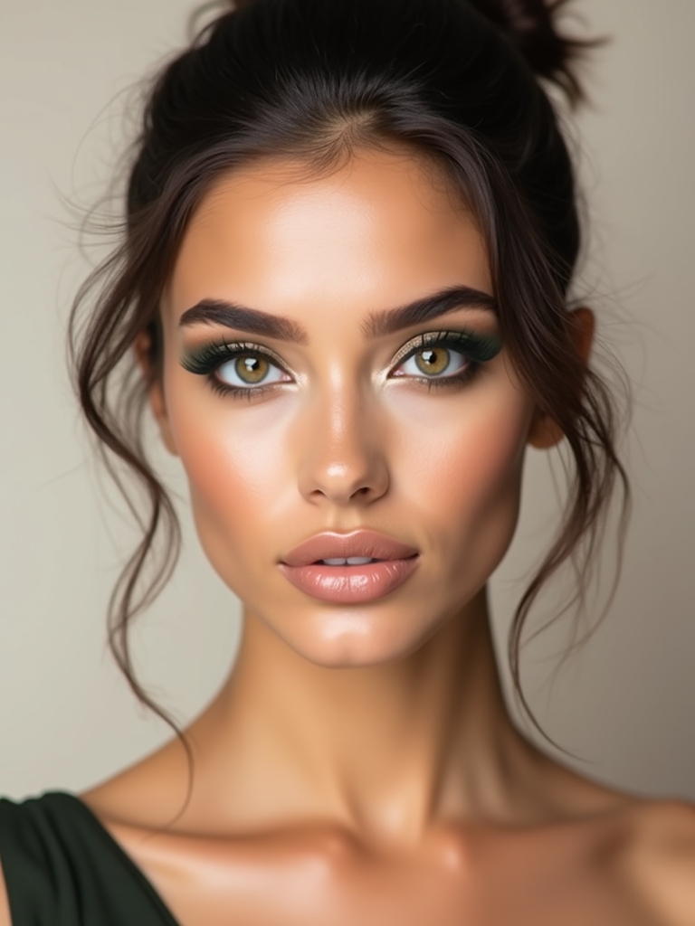 mossy olive smoked winged liner
