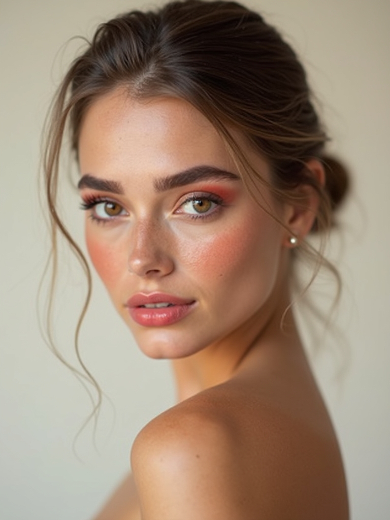 muted strawberry latte glam