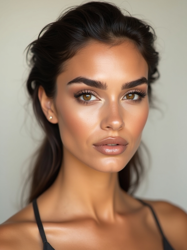 natural lifted feathered browstyle