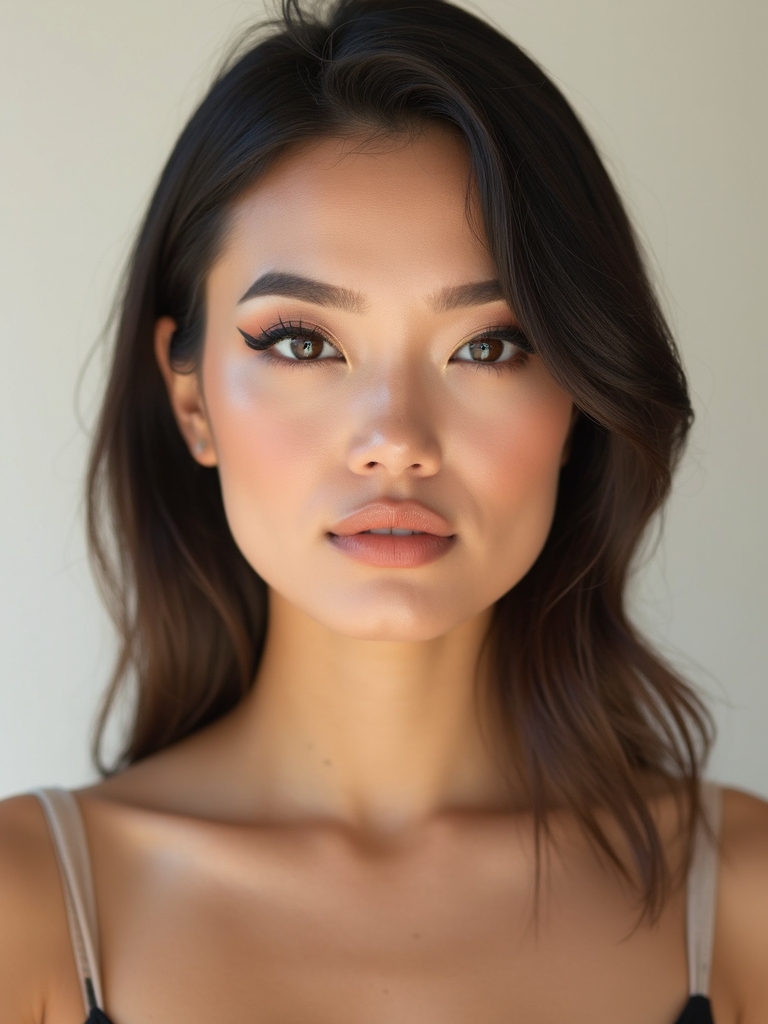 negative space crisp winged liner