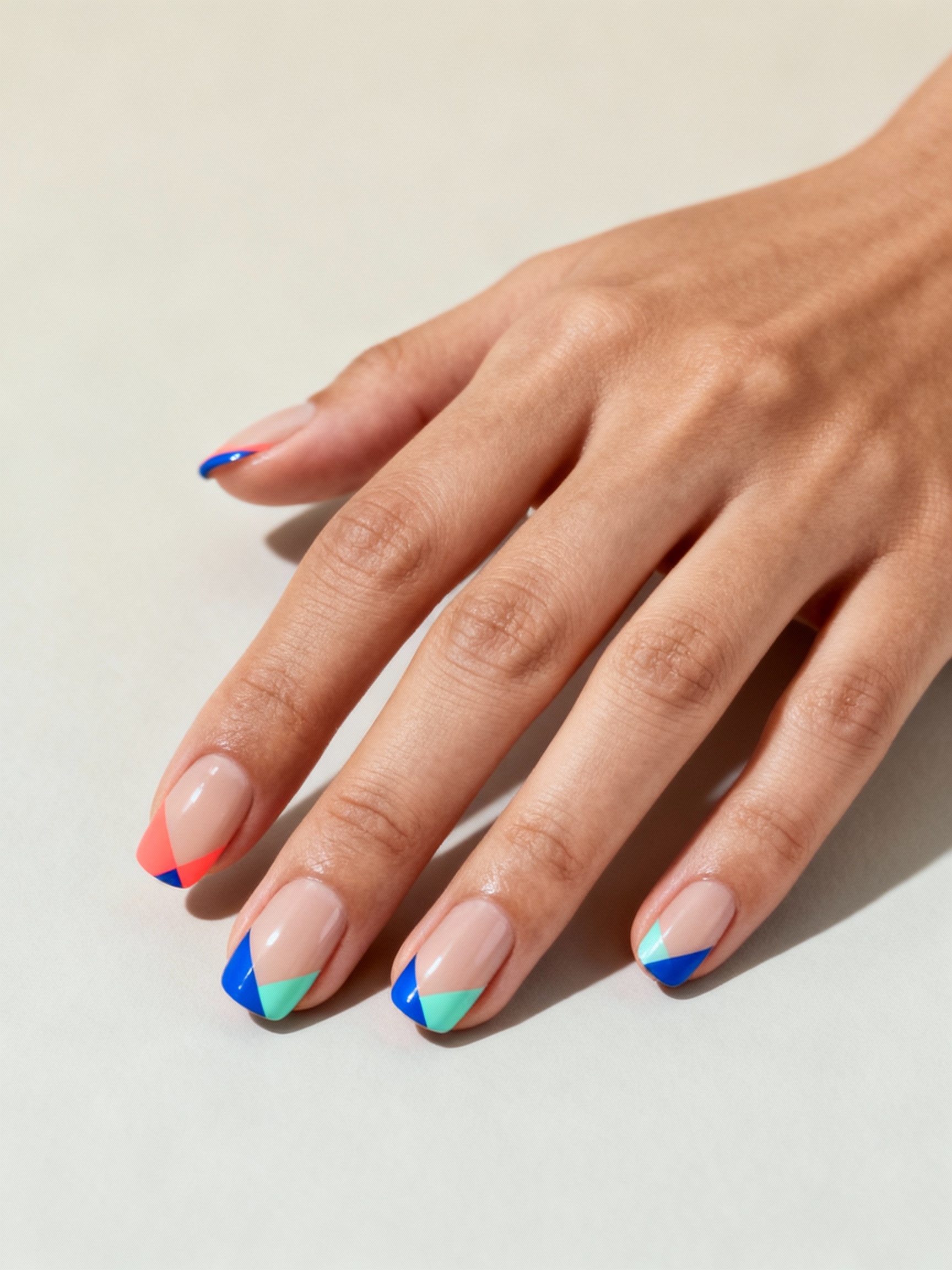 nude base with angled accents