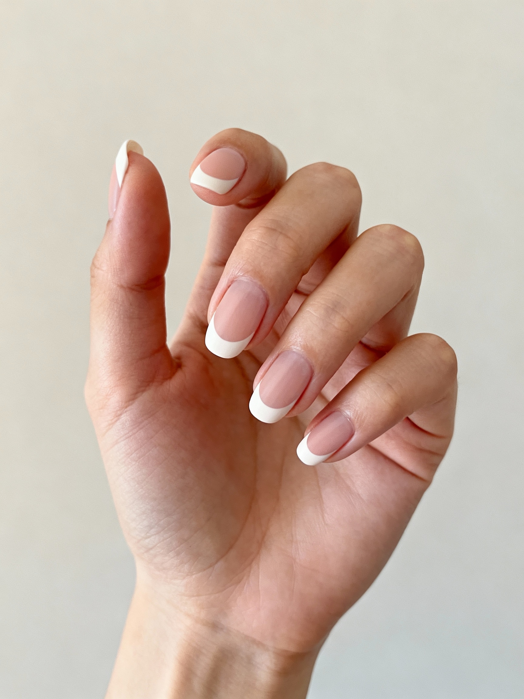 nude half moon negative space