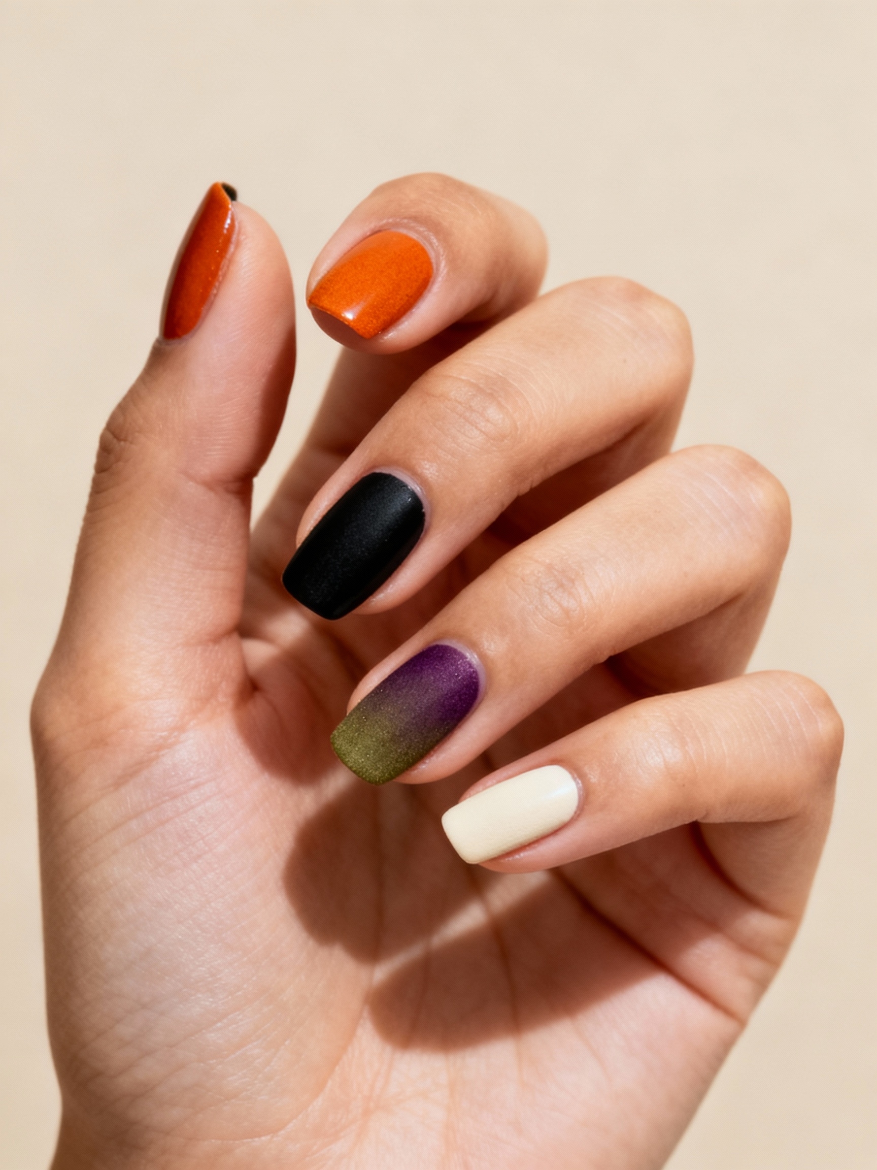 October Halloween Nails