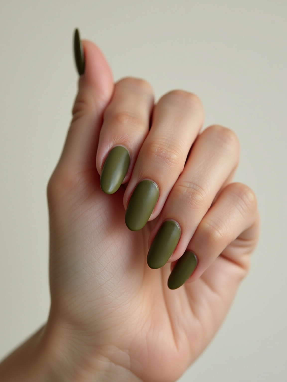 olive moss chic nailwear