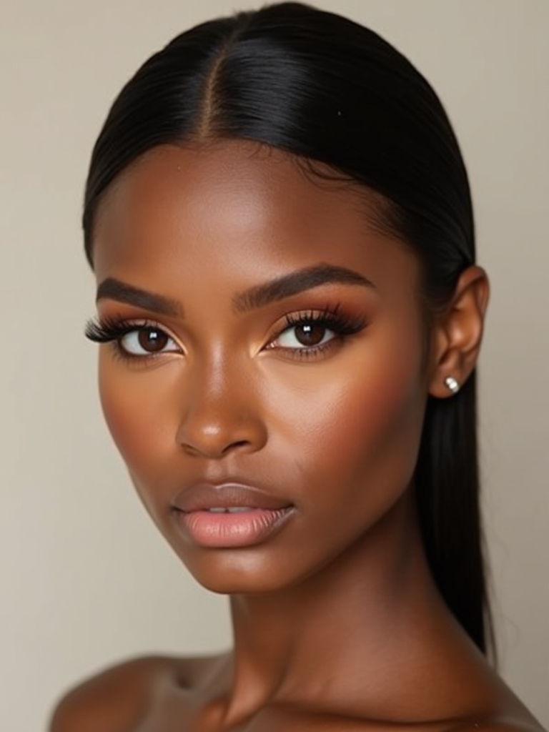 peachy bronze sun kissed makeup