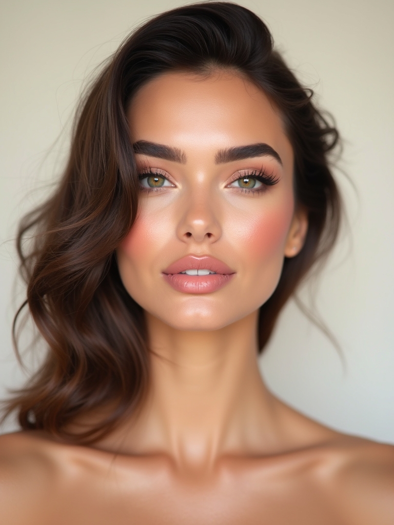 pearly dewy cheekbone halo