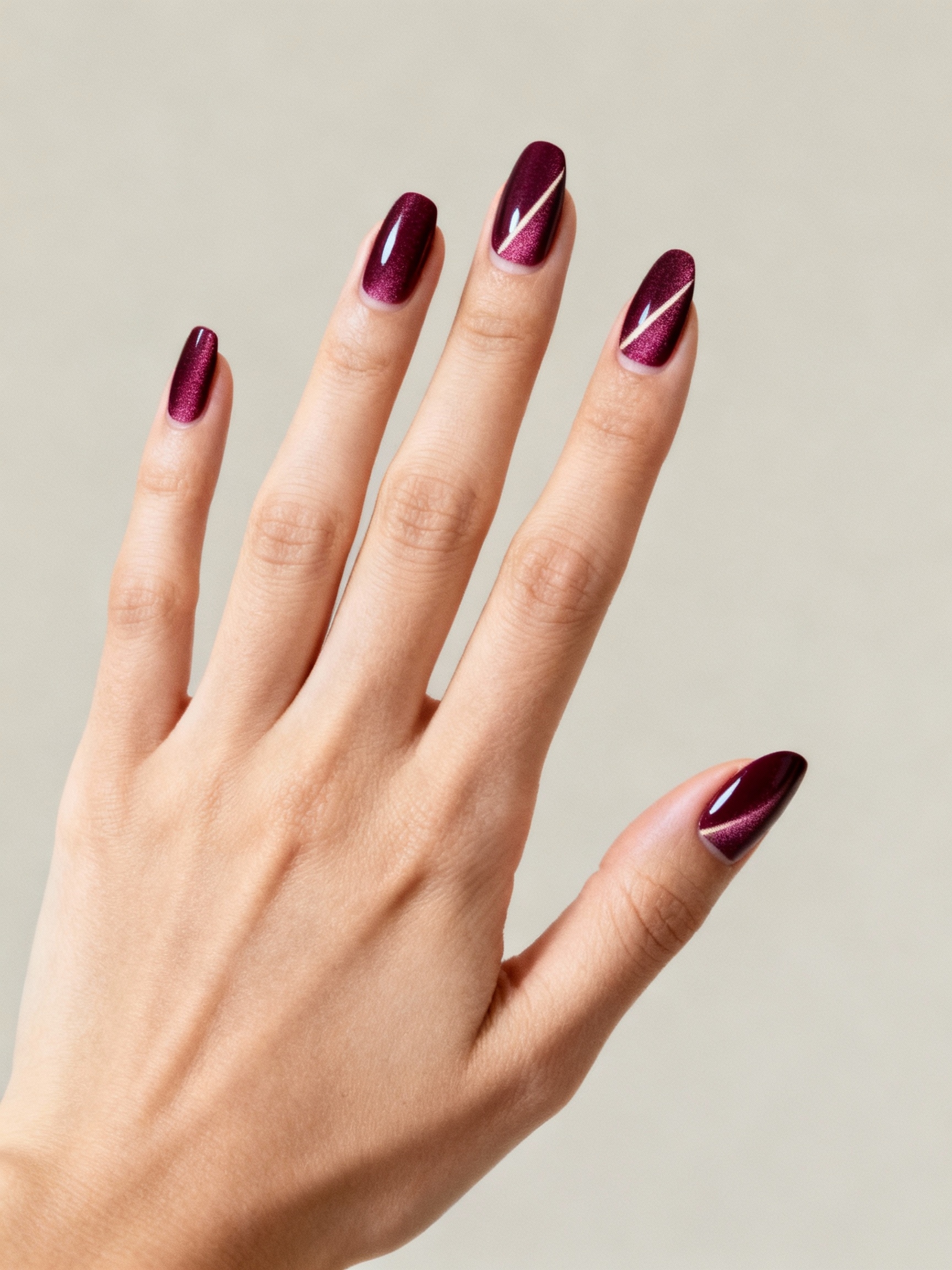 plush berry cat eye shimmer