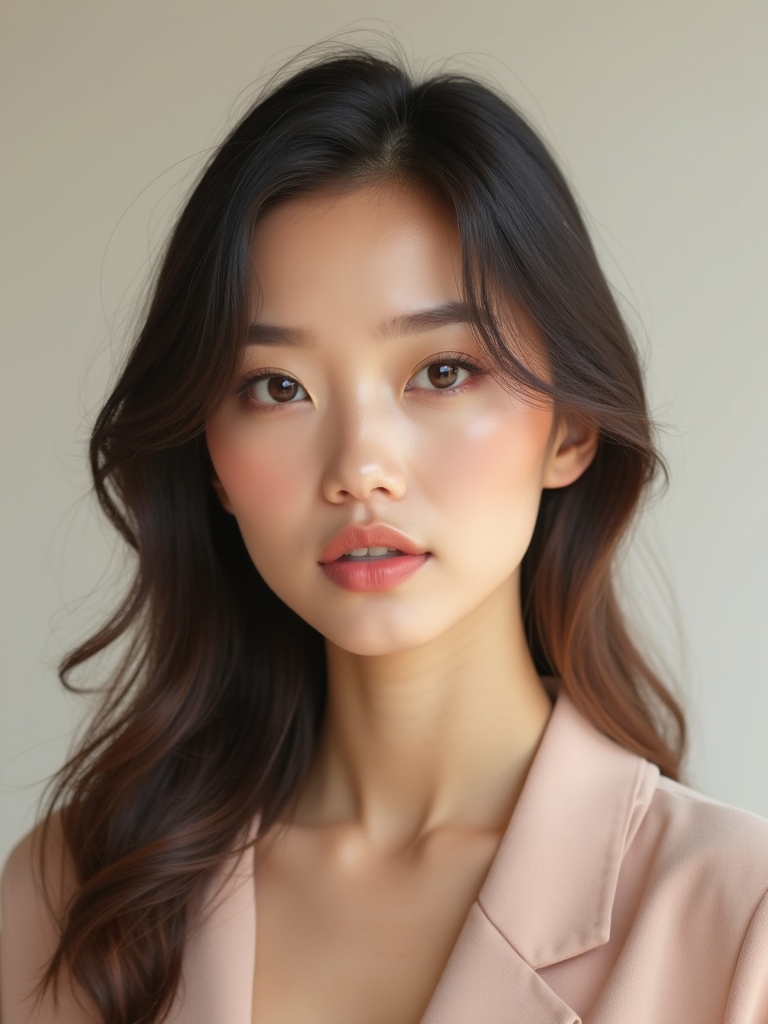 plush blurred layered skin