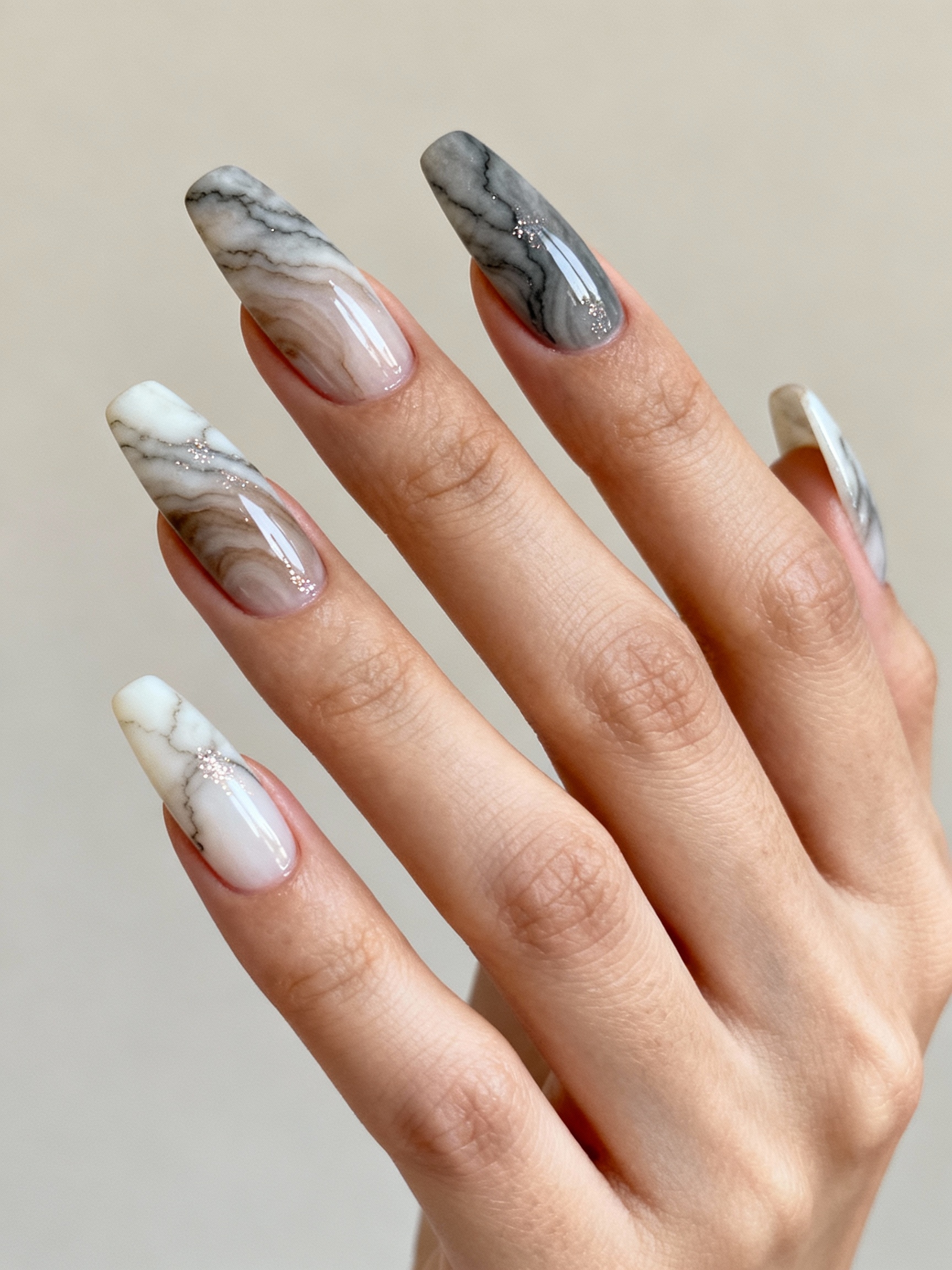 polished marbled inked elegance
