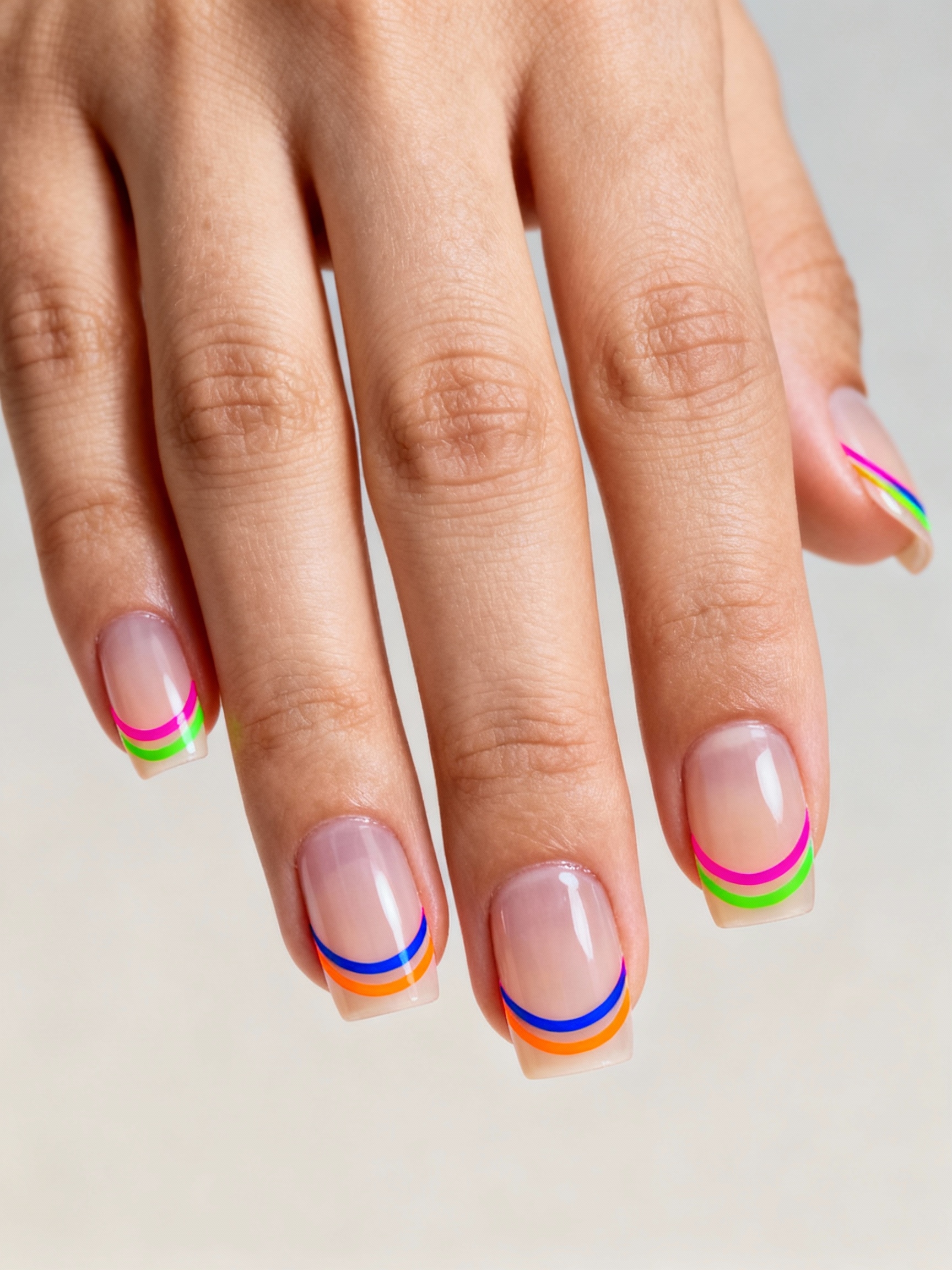 precision ultra thin neon french
