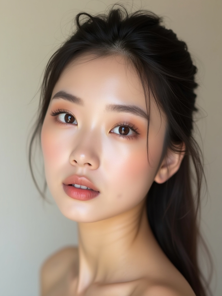 puffy crescent under eye highlight
