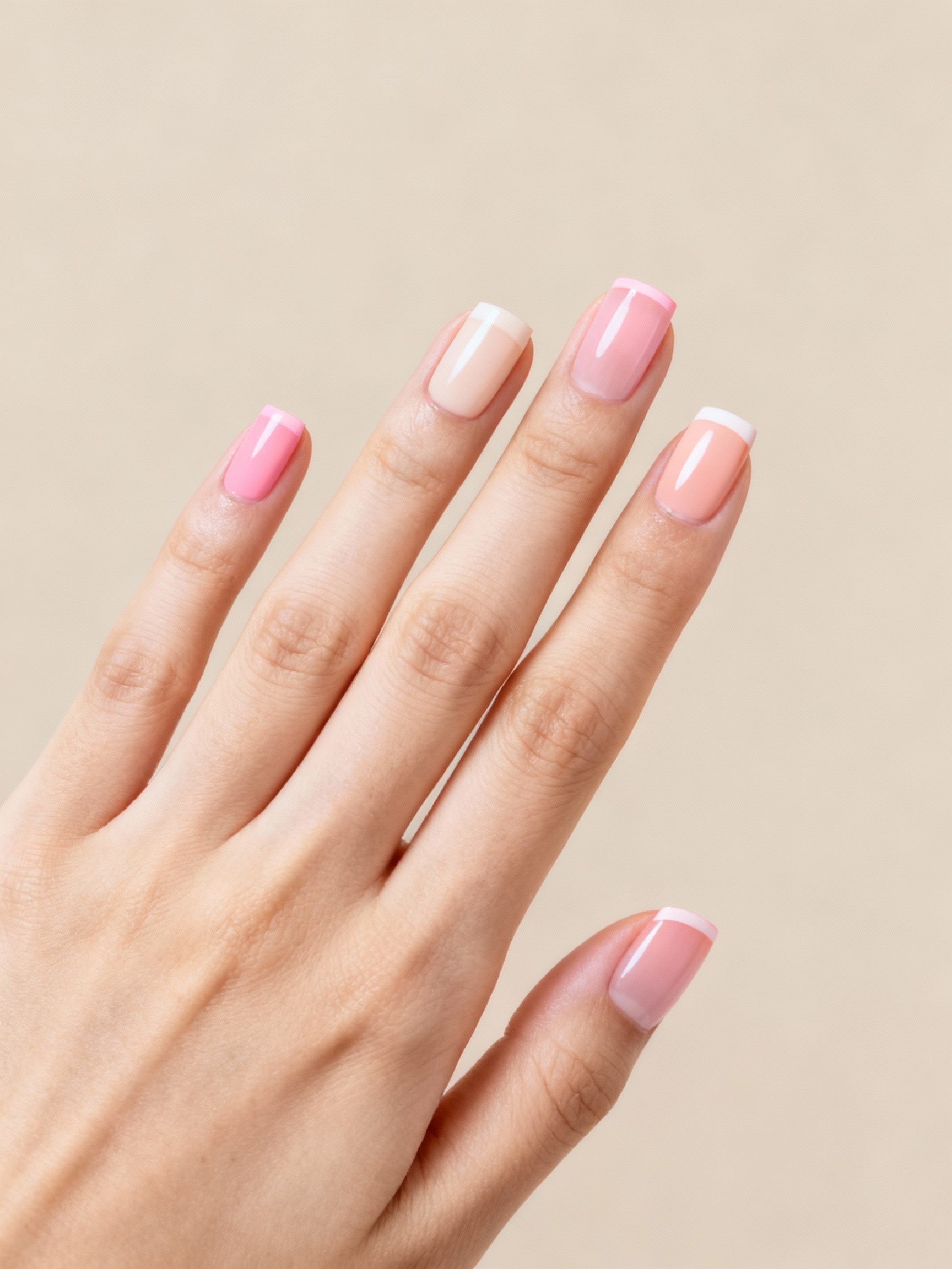 quick dry short square nails