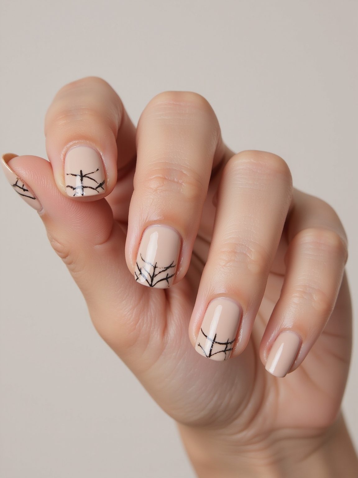 quick glossy black cobwebs