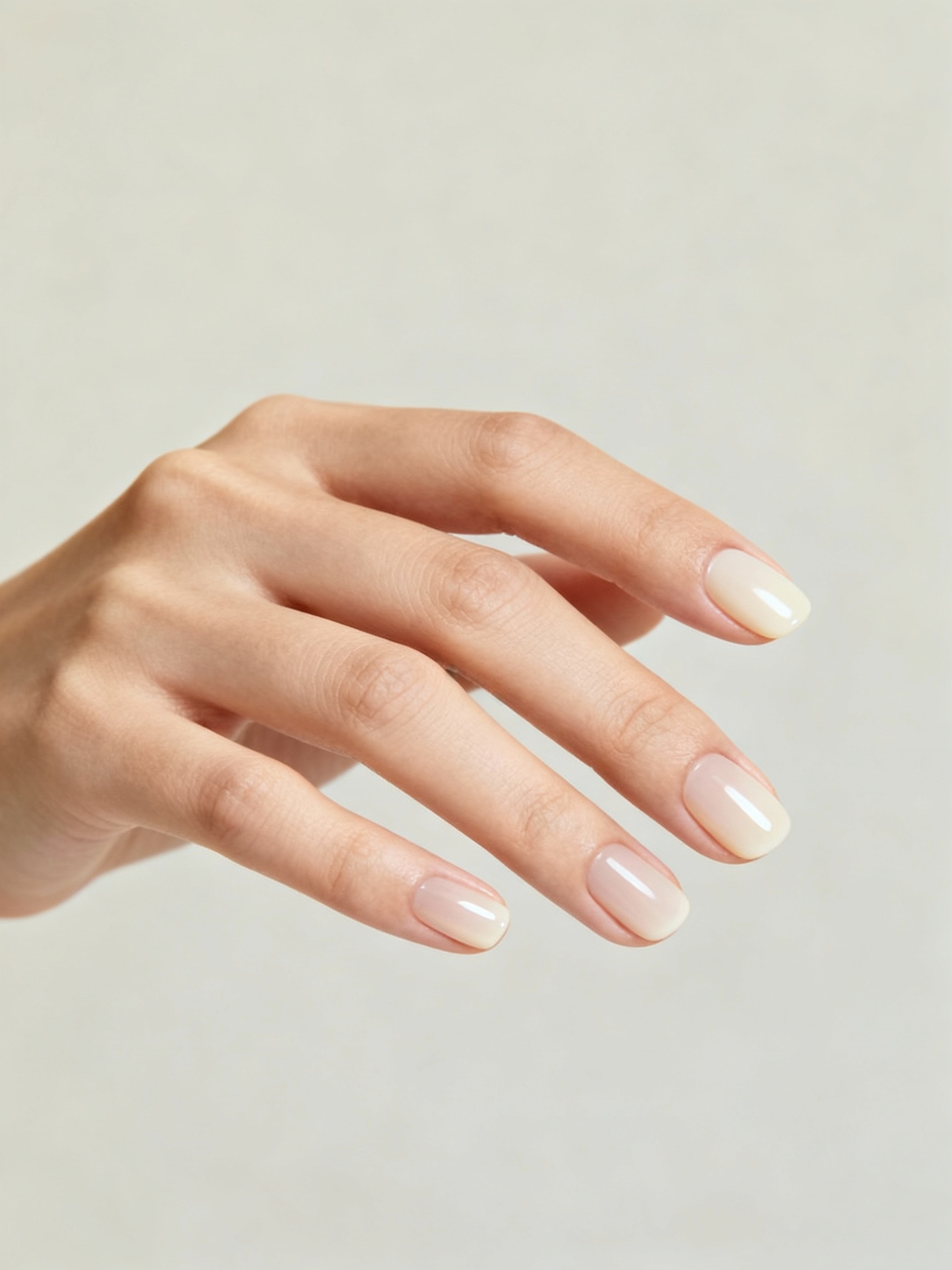 quiet luxury neutral manicure