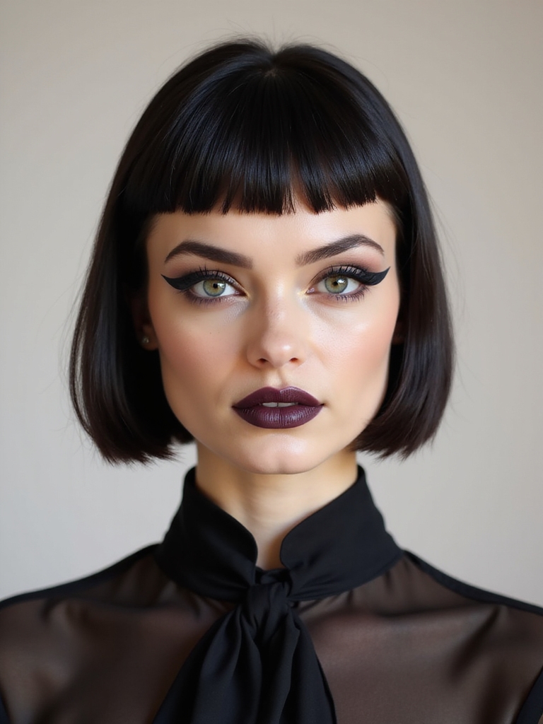 razor sharp graphic winged lip