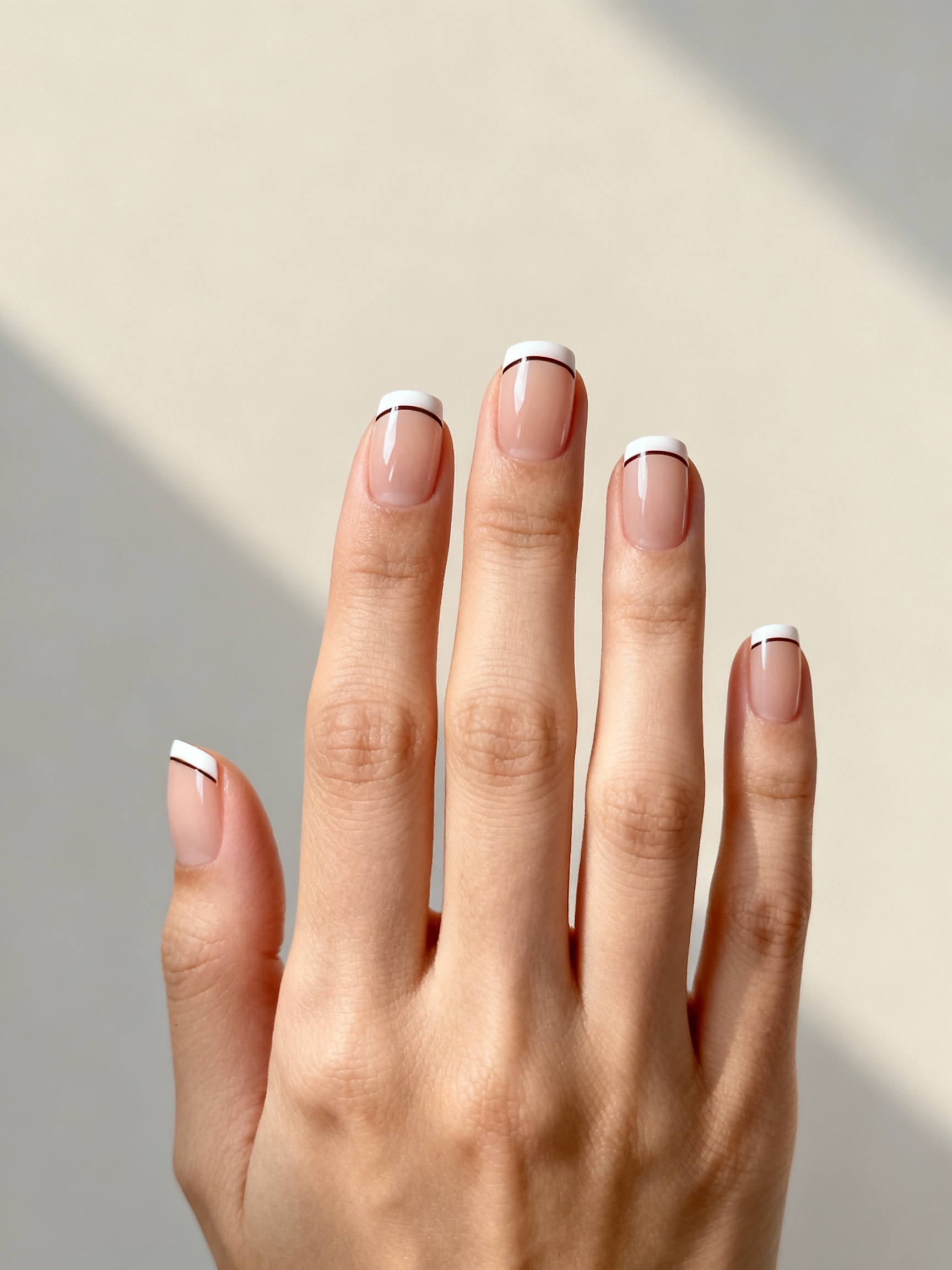 razor thin double line french