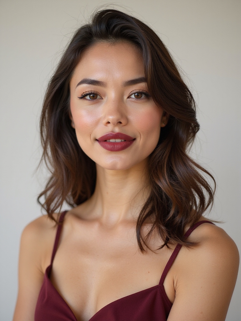 rich 90s brick and berry lips