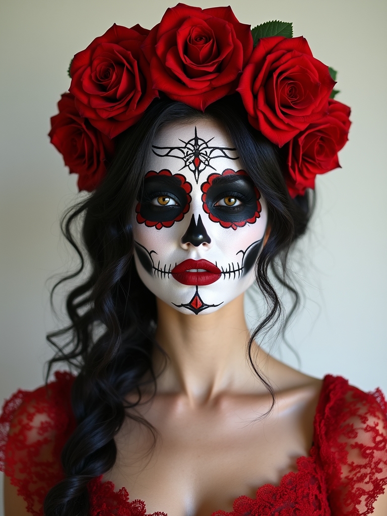 scarlet crown sculpted chiaroscuro contours