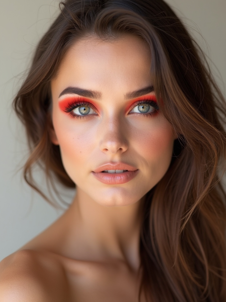 scarlet smoky eye technique