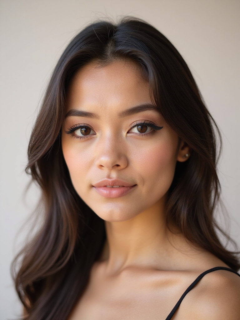 sharp cat eye and whiskers