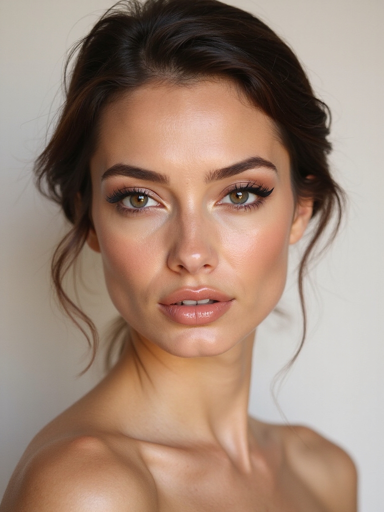 sharp cat eye peach glow