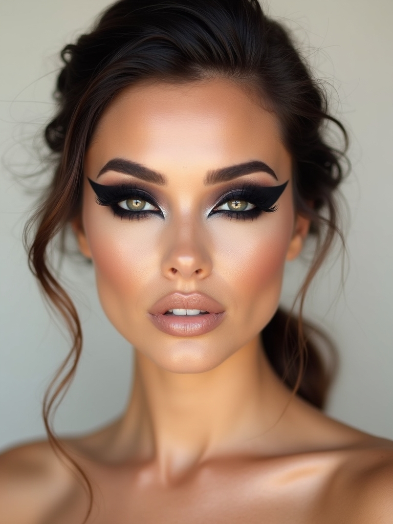 sharp gel defined smoky wing