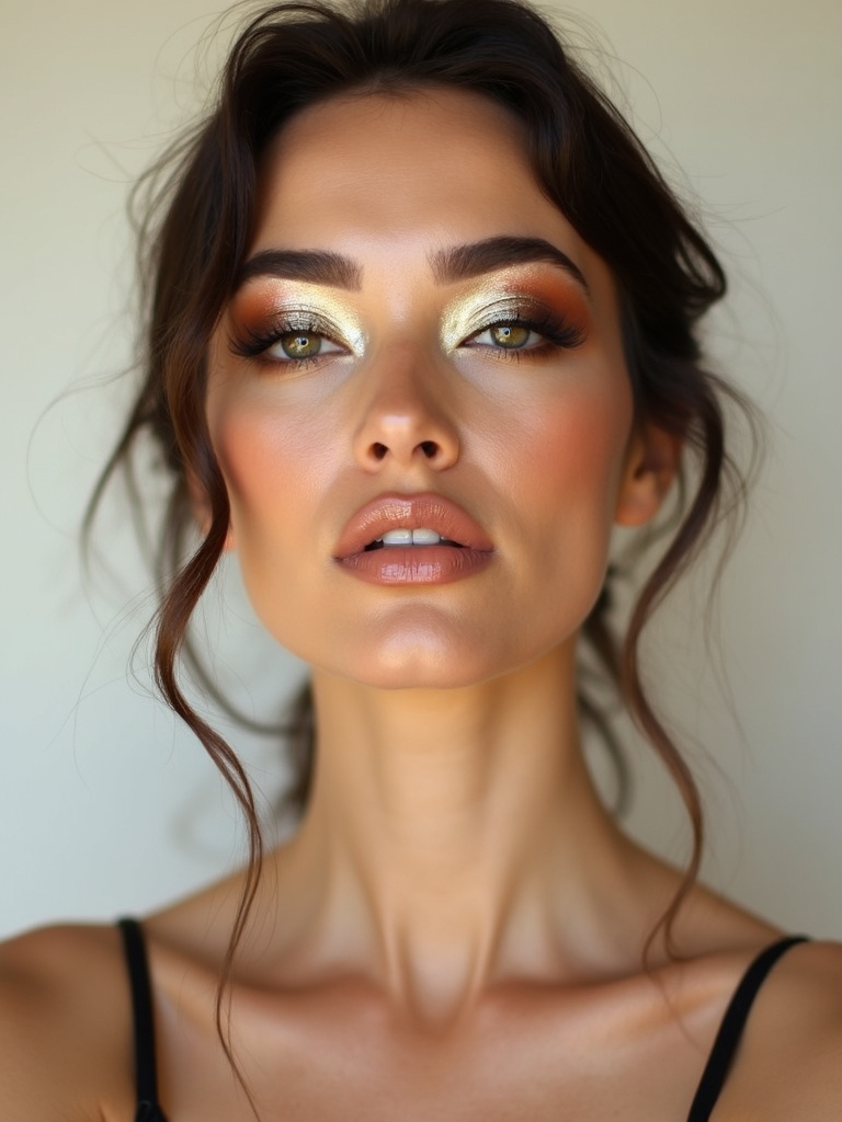 sheeny metallic lid shimmer
