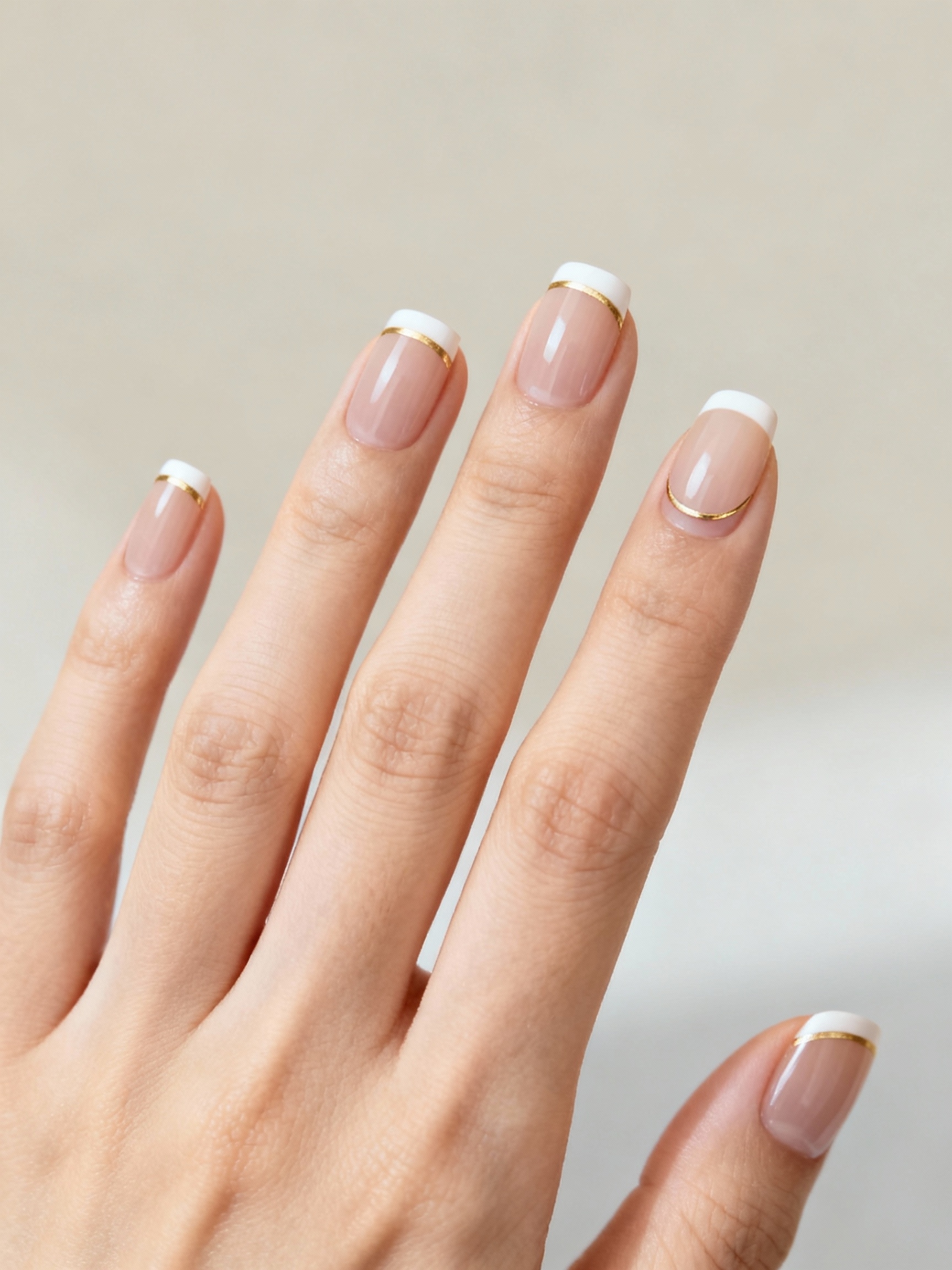 sheer base with gold tips