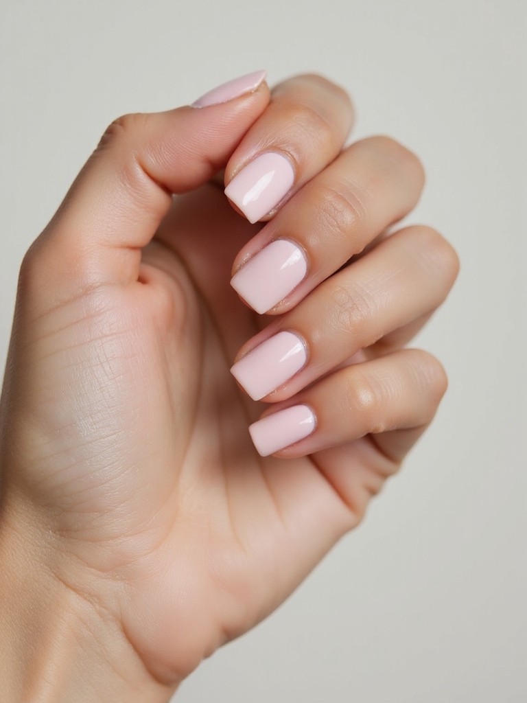 sheer blush sharp squares