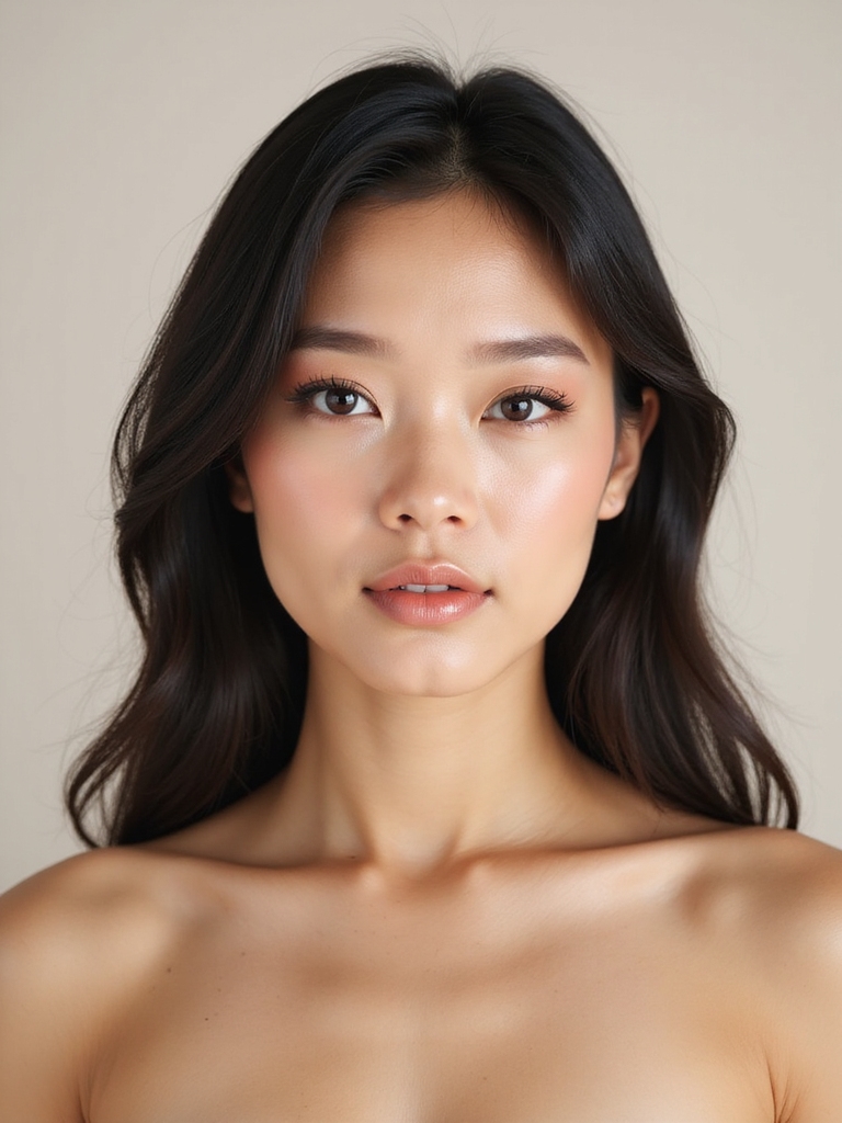 sheer dewy layered skin