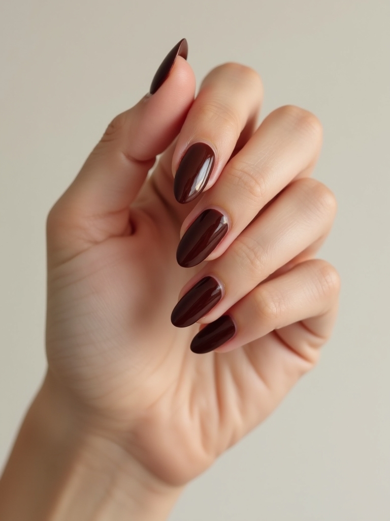 sheer espresso glassy finish