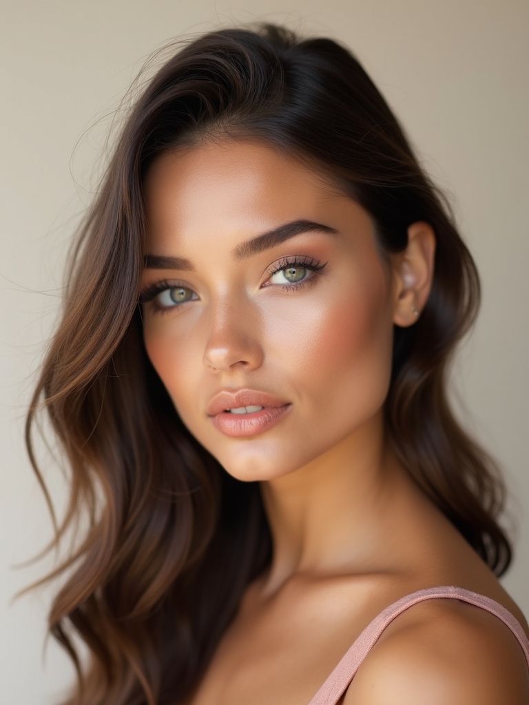 sheer glossy center focus lids