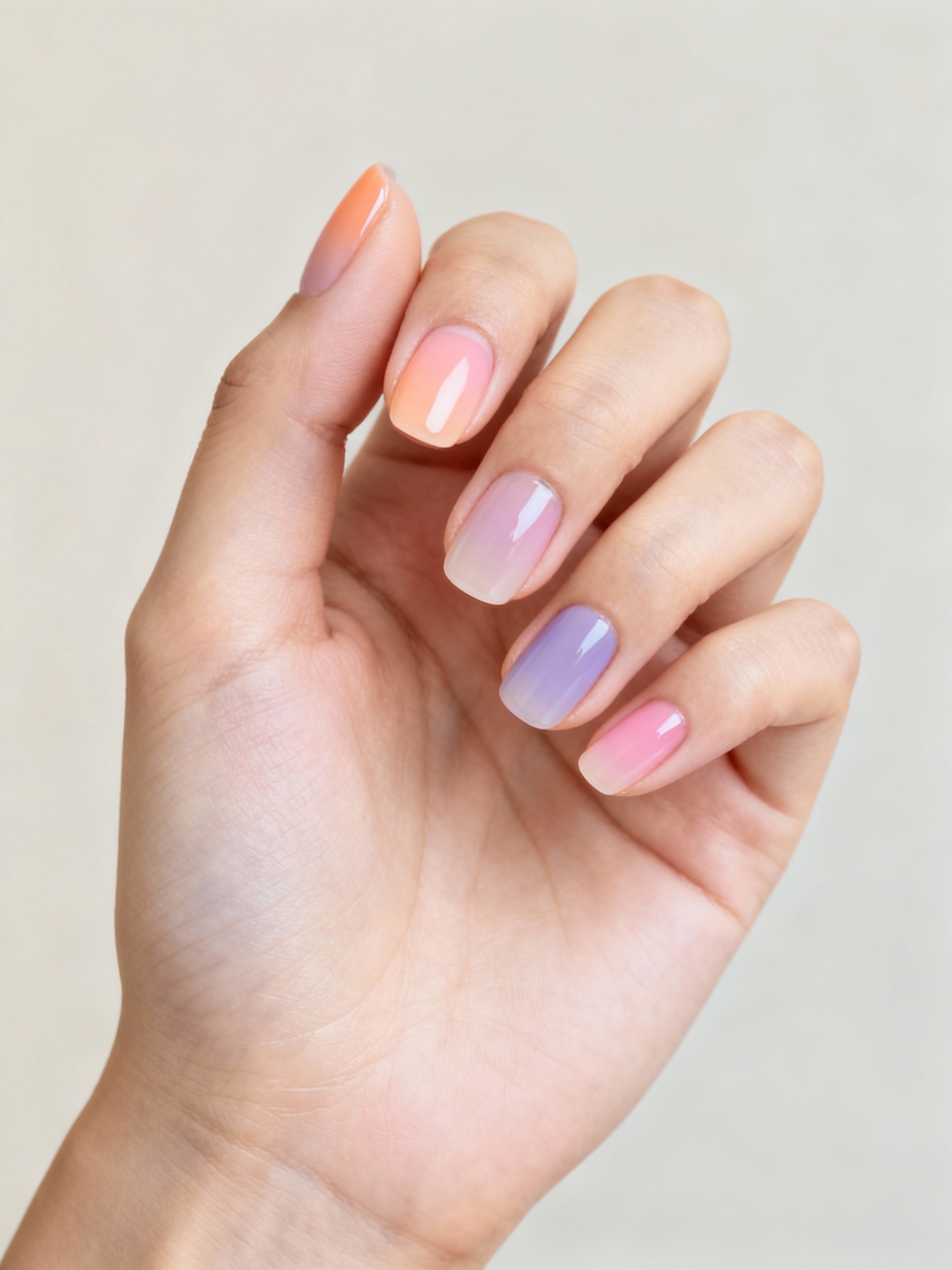 sheer glossy layered jelly color