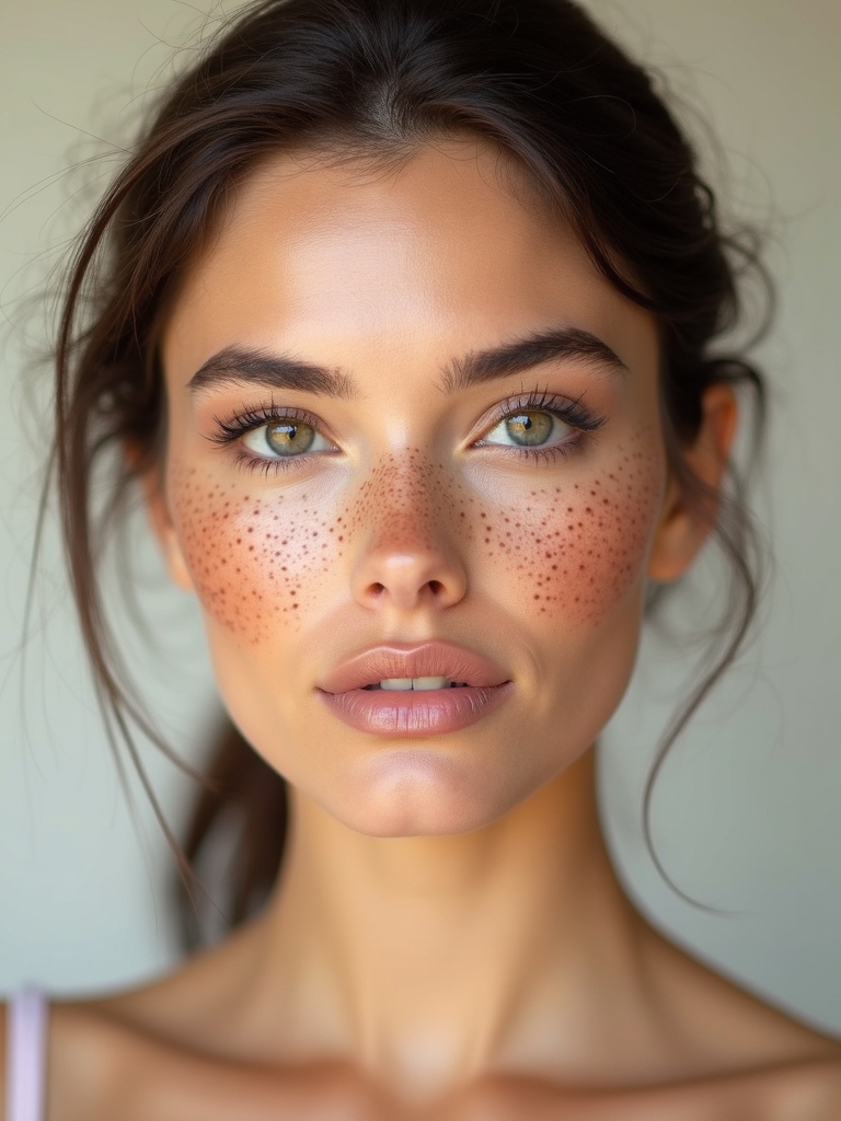 sheer luminous coverage freckles visible