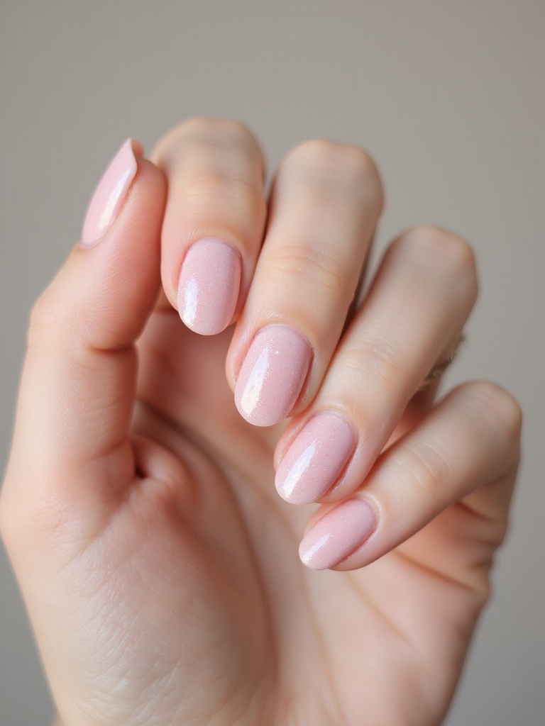 sheer milky dewy pink