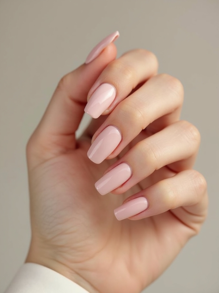 sheer milky pink veil