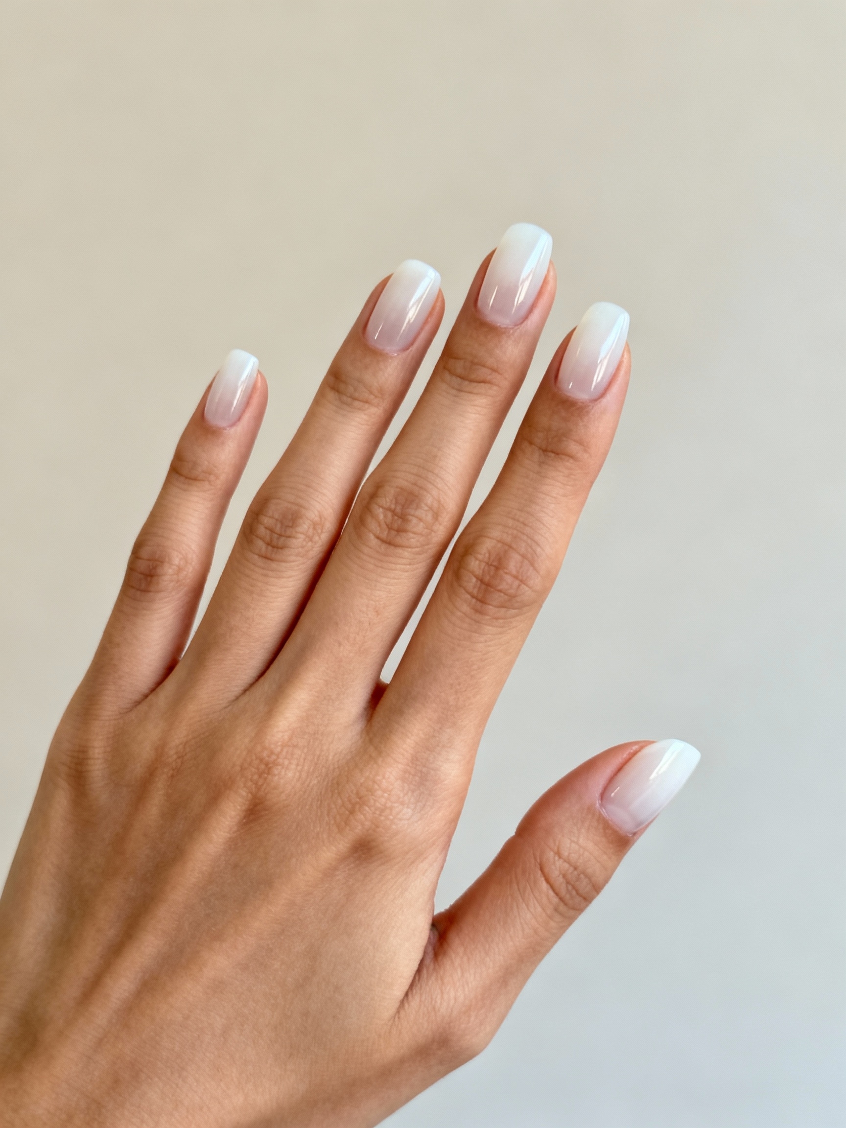 sheer milky porcelain glow