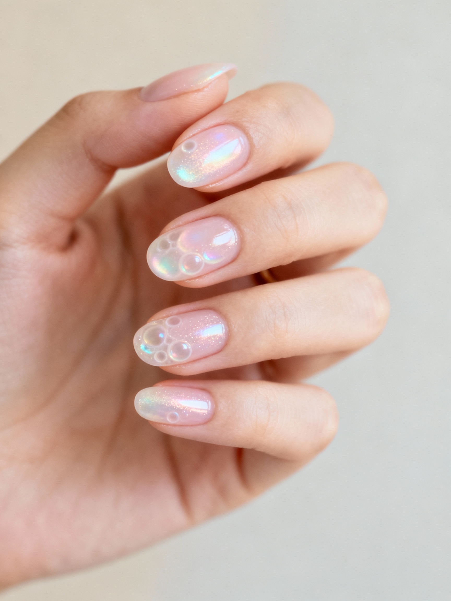 sheer opalescent layered glow