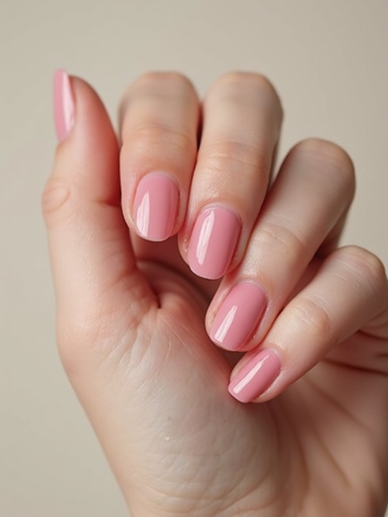 sheer pink jelly tips