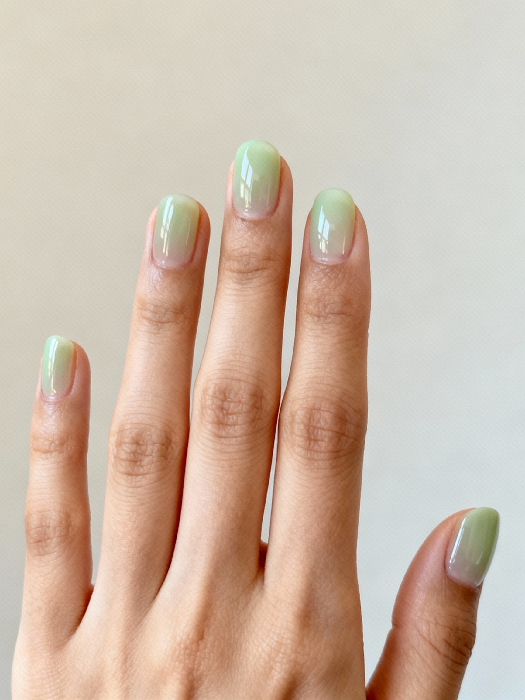 sheer pistachio glassy glow