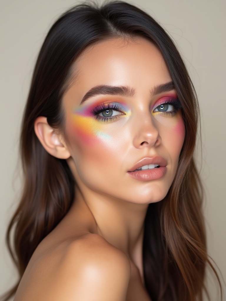 sheer rainbow with floating liner