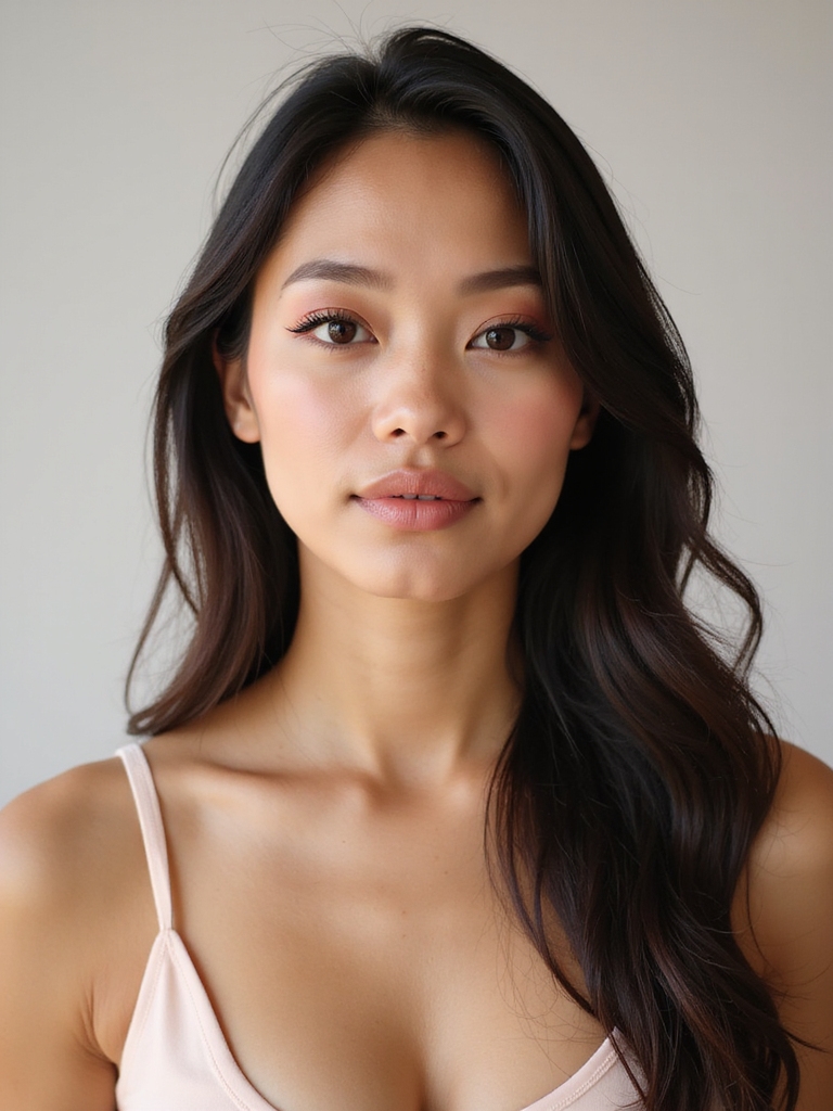 sheer skin matching rosy flush