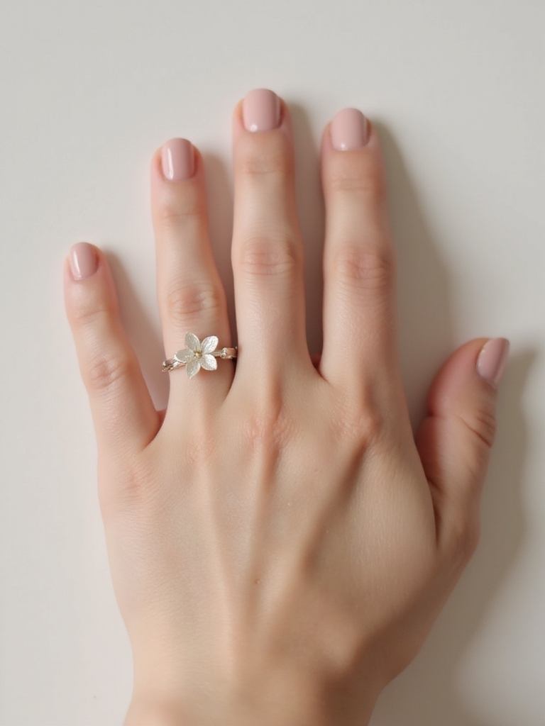 single delicate petal accent